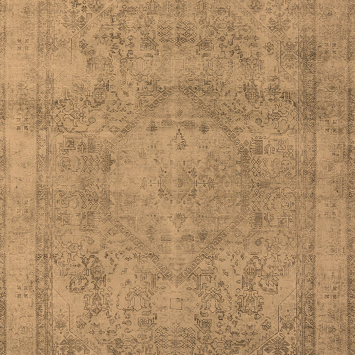 Machine Washable Oriental Brown Industrial Rug, wshurb1717brn