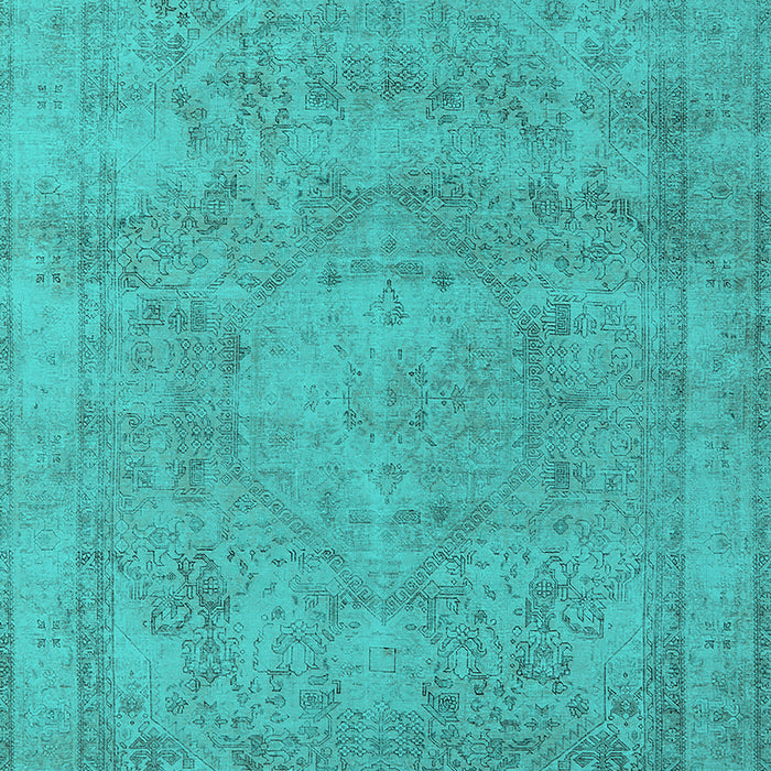 Oriental Turquoise Industrial Rug, urb1717turq
