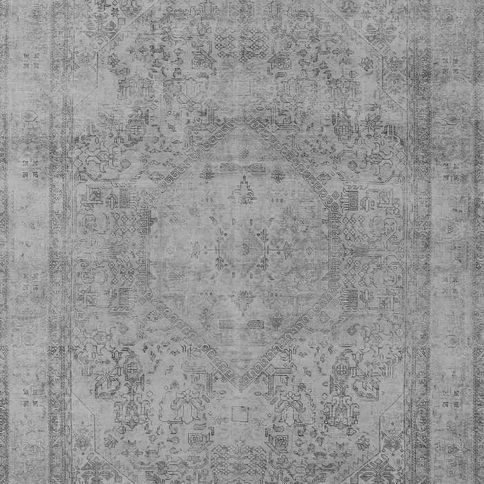 Machine Washable Oriental Gray Industrial Rug, wshurb1717gry
