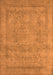 Oriental Orange Industrial Rug, urb1717org