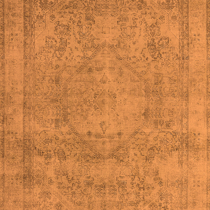 Oriental Orange Industrial Rug, urb1717org