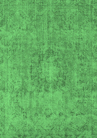 Oriental Emerald Green Industrial Rug, urb1718emgrn