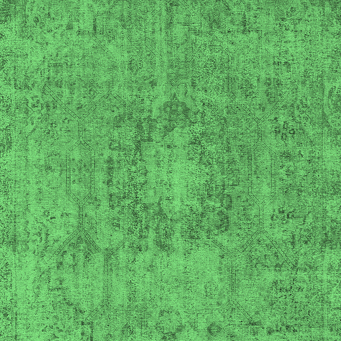 Oriental Emerald Green Industrial Rug, urb1718emgrn