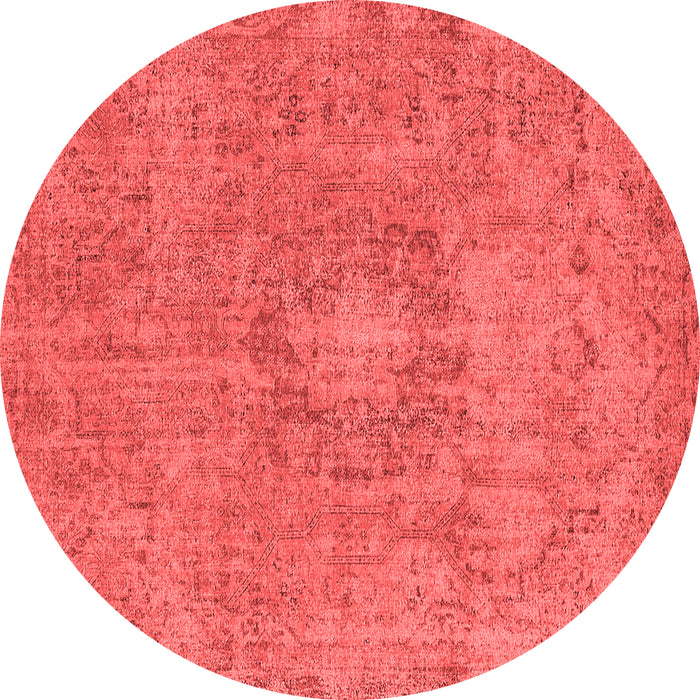 Machine Washable Oriental Red Industrial Rug, wshurb1718red