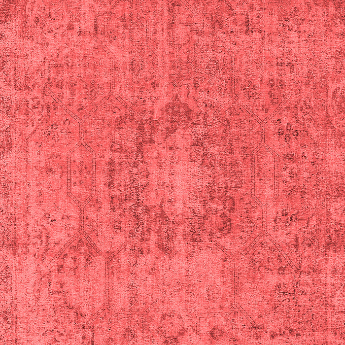 Machine Washable Oriental Red Industrial Rug, wshurb1718red