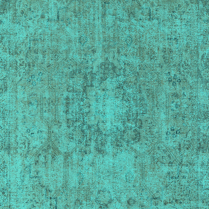 Oriental Turquoise Industrial Rug, urb1718turq