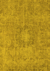 Oriental Yellow Industrial Rug, urb1718yw