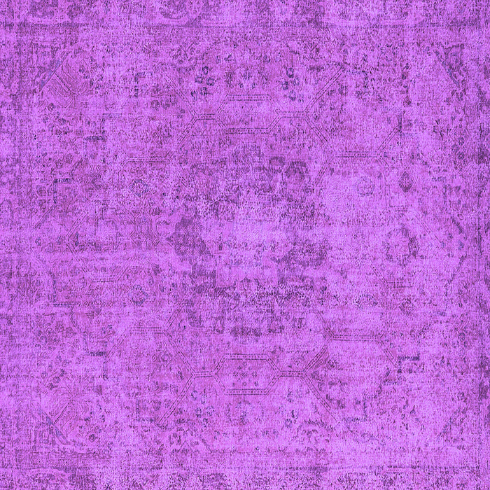 Square Machine Washable Oriental Purple Industrial Area Rugs, wshurb1718pur