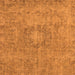 Square Machine Washable Oriental Orange Industrial Area Rugs, wshurb1718org