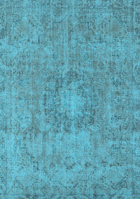 Oriental Light Blue Industrial Rug, urb1718lblu