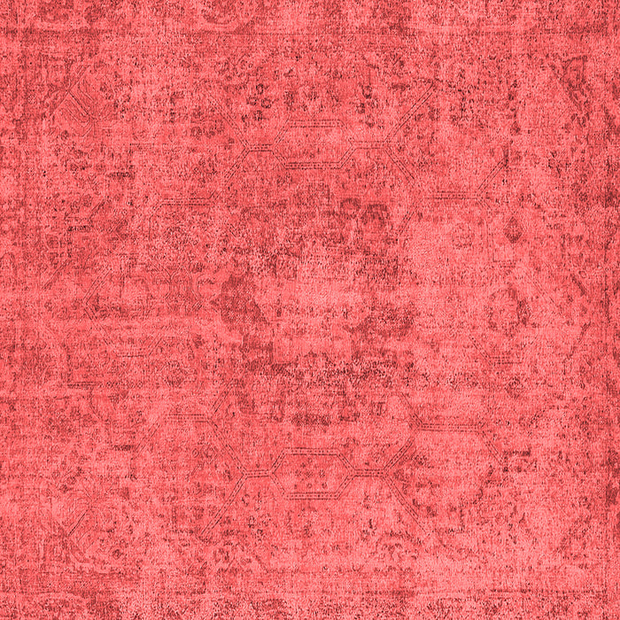 Machine Washable Oriental Red Industrial Rug, wshurb1718red