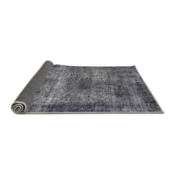 Sideview of Mid-Century Modern Dark Gray Oriental Rug, urb1719