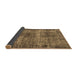 Sideview of Oriental Brown Industrial Rug, urb1719brn