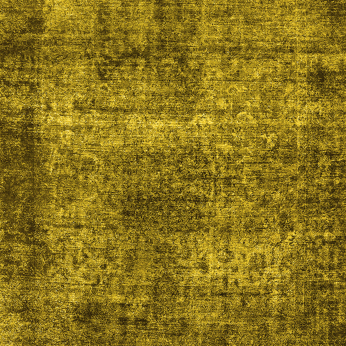 Machine Washable Oriental Yellow Industrial Rug, wshurb1719yw