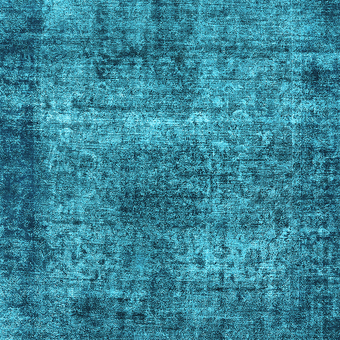 Machine Washable Oriental Light Blue Industrial Rug, wshurb1719lblu