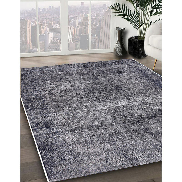 Machine Washable Industrial Modern Dark Gray Rug in a Family Room, wshurb1719