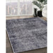 Machine Washable Industrial Modern Dark Gray Rug in a Family Room, wshurb1719