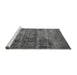 Sideview of Machine Washable Oriental Gray Industrial Rug, wshurb1720gry