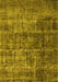 Oriental Yellow Industrial Rug, urb1720yw