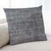 Lifestyle Image of Mid-Century Modern Urban Square Gunmetal Gray Throw Pillow, 18 inch by 18 inch, pwurb1720