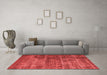 Industrial Red Washable Rugs