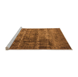 Sideview of Machine Washable Oriental Orange Industrial Area Rugs, wshurb1720org