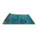 Sideview of Oriental Light Blue Industrial Rug, urb1720lblu