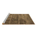 Sideview of Machine Washable Oriental Brown Industrial Rug, wshurb1720brn