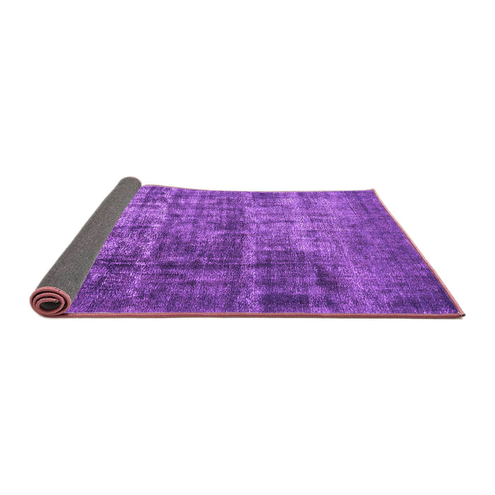 Sideview of Oriental Purple Industrial Rug, urb1720pur