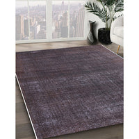 Mid-Century Modern Black Oriental Rug, urb1721