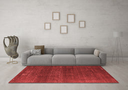 Industrial Red Washable Rugs
