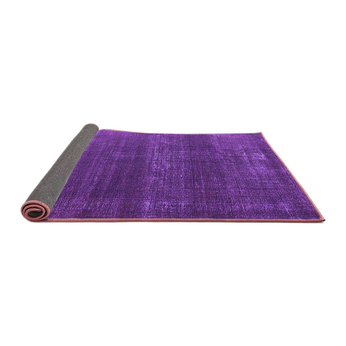 Sideview of Oriental Purple Industrial Rug, urb1721pur
