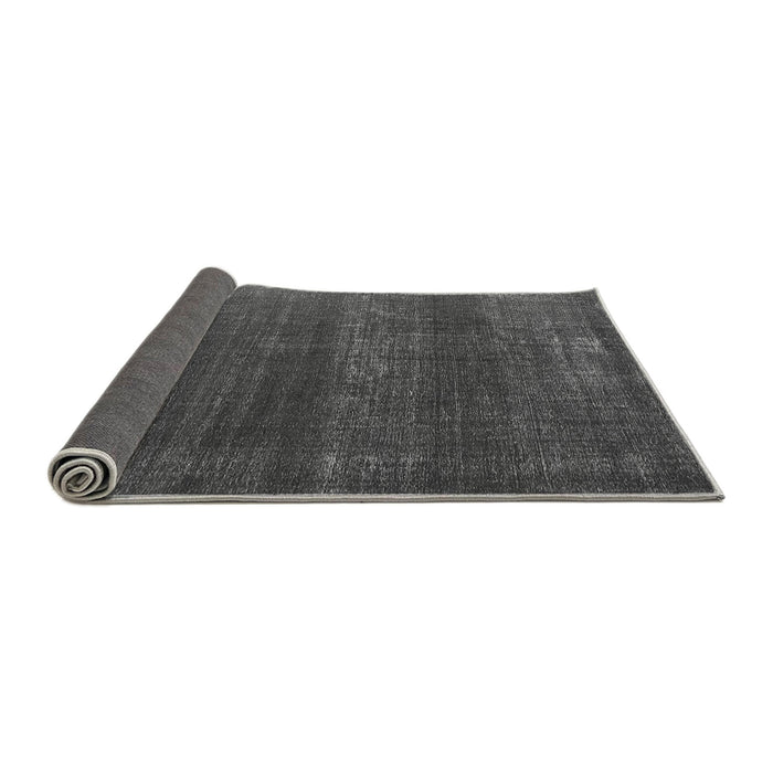 Sideview of Oriental Gray Industrial Rug, urb1721gry