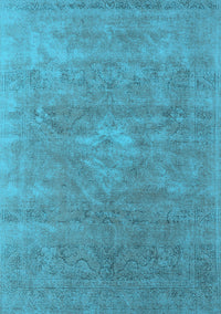 Oriental Light Blue Industrial Rug, urb1722lblu