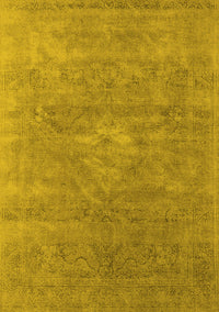 Oriental Yellow Industrial Rug, urb1722yw