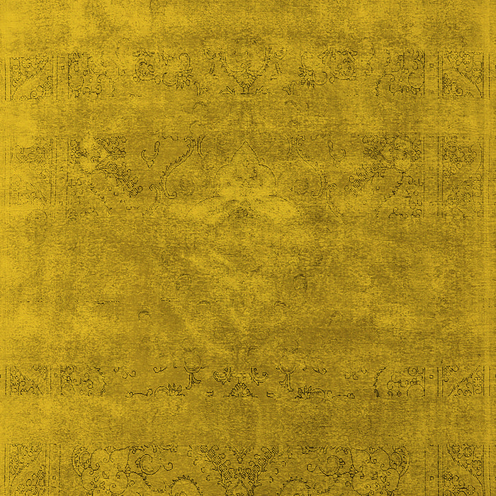 Oriental Yellow Industrial Rug, urb1722yw