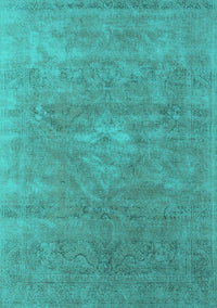 Oriental Turquoise Industrial Rug, urb1722turq