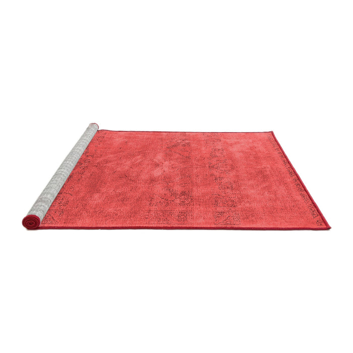 Industrial Red Washable Rugs