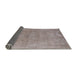 Sideview of Mid-Century Modern Silver Pink Oriental Rug, urb1723