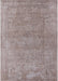 Mid-Century Modern Silver Pink Oriental Rug, urb1723