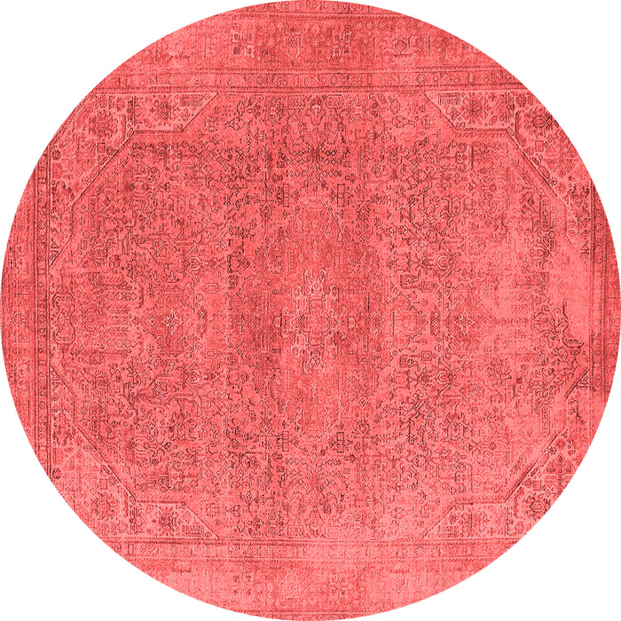Machine Washable Oriental Red Industrial Rug, wshurb1723red