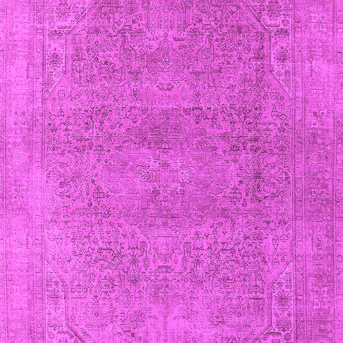 Machine Washable Oriental Pink Industrial Rug, wshurb1723pnk