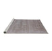 Sideview of Machine Washable Industrial Modern Rose Dust Purple Rug, wshurb1724