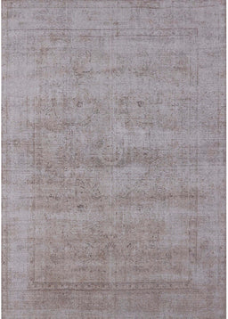 Mid-Century Modern Rose Purple Oriental Rug, urb1724