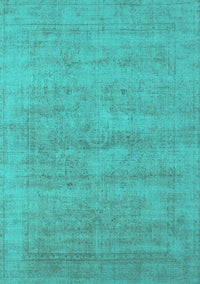 Oriental Turquoise Industrial Rug, urb1724turq