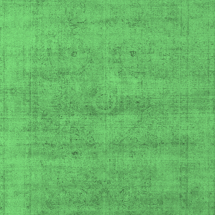 Oriental Emerald Green Industrial Rug, urb1724emgrn