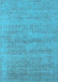 Oriental Light Blue Industrial Rug, urb1724lblu