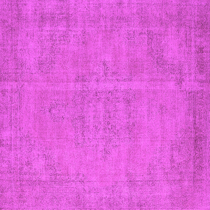 Square Machine Washable Oriental Pink Industrial Rug, wshurb1725pnk