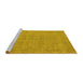 Sideview of Machine Washable Oriental Yellow Industrial Rug, wshurb1725yw