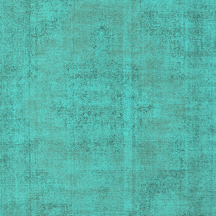 Machine Washable Oriental Turquoise Industrial Area Rugs, wshurb1725turq
